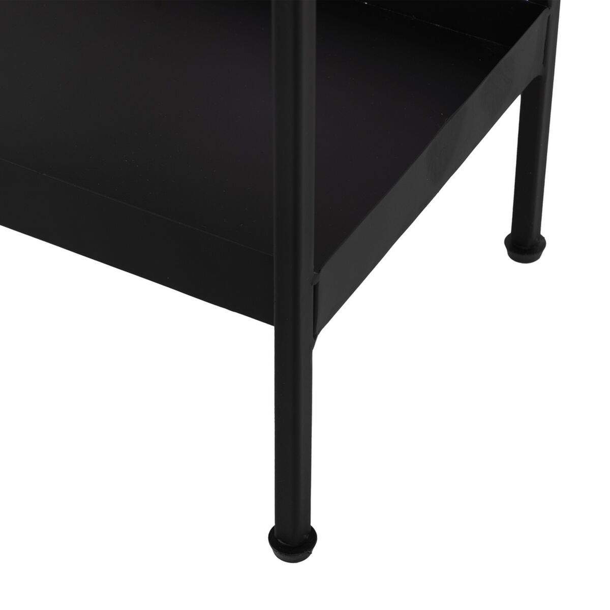 Hylder Brun Sort Træ Jern 85 x 26 x 130 cm